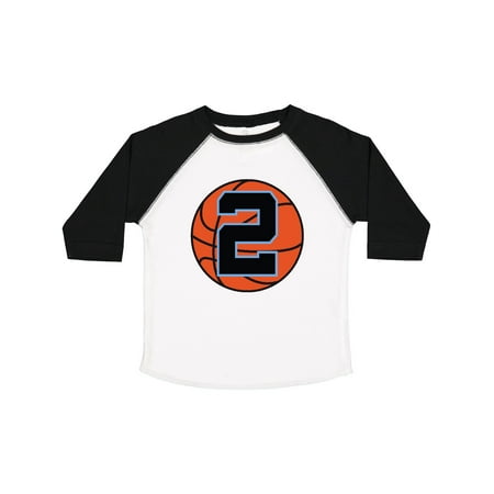 

Inktastic Basketball 2nd Birthday 2 Year Old Gift Toddler Boy Girl T-Shirt