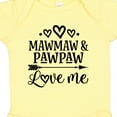 thumbnail image 4 of Inktastic Mawmaw and Pawpaw Love Me Girls Baby Bodysuit, 4 of 5