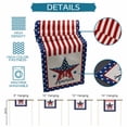 thumbnail image 6 of Independence Day Table Runner 120 Inches Long Farmhouse Dress Scarves, 4th of July Patriotic Star Usa Flag Dining Tablerunner for Coffee Table/Kitchen Island/Party Décor, 13" x 120", 6 of 8