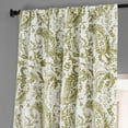 thumbnail image 4 of Edina Green Printed Cotton Hotel Blackout Curtain (1 Panel), Edina Green, 50W X 96L, 4 of 6