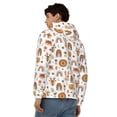 thumbnail image 4 of Kdxio cute Rainbow Animal Print Men Hoodies Casual Hoodies for Men with Zip Pockets Full Zip Long Sleeve Sweatshirt Sports Hooded Jacket-Large, 4 of 5
