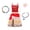 D001-Red-3, variant on AoDai Girl Princess Costume - Moana Adventure Dress Set - Two-piece Crop Top and Skirt Set for Birthday Party Clothing