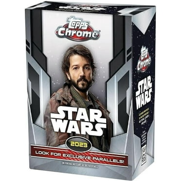 Star Wars Topps 2023 Chrome Trading Card BLASTER Box (10 Packs)