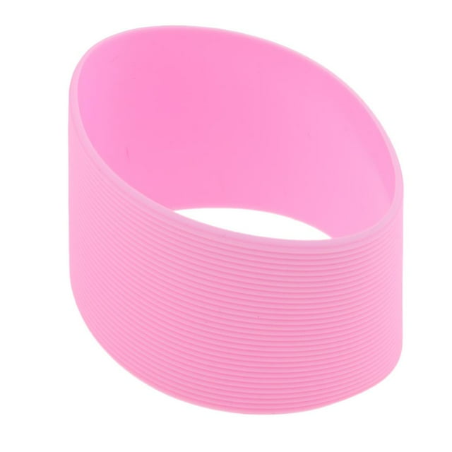 Funda protectora de silicona para de , matraz de hidratación, funda de silicona forma forma forma para taza de agua, antideslizante rosado DYNWAVEMX Cubierta de la manga de la caldera