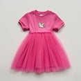 thumbnail image 2 of Toddler Girls' Dresses Short Sleeve Cartoon Embroider Princess Dress Robe Fille Size 4-5T, 2 of 4