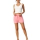 thumbnail image 1 of INSPIRAR CHIC Conjuntos de Pijamas de Felpa Fuzzy para Mujeres de 3 Piezas, Chaqueta Suave y Top Corto con Pantalones Cortos, Conjunto de Lounge XL Rosa, 1 of 6