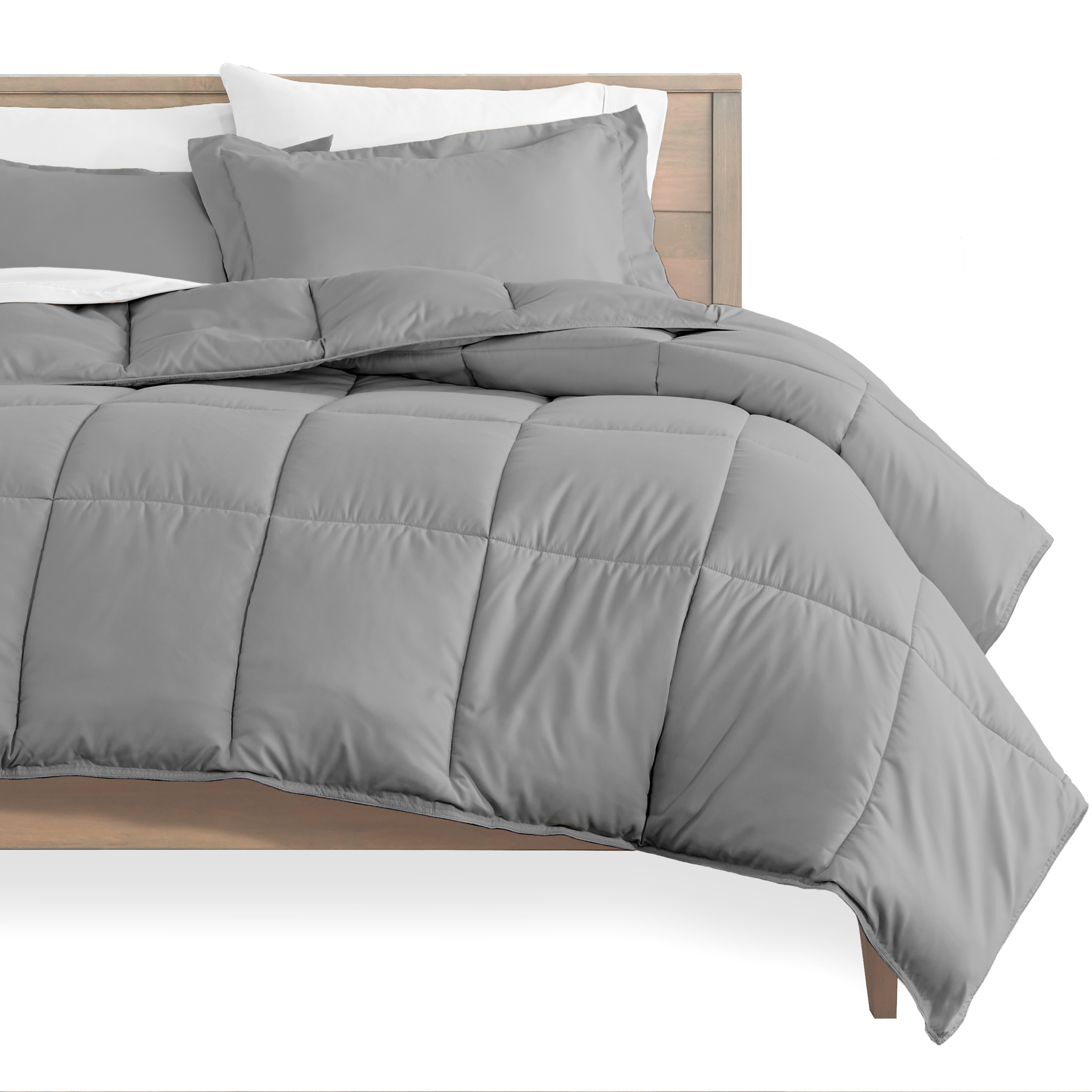 Bare Home UltraSoft Goose Down Alternative Comforter Set (Queen