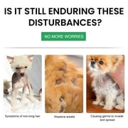 Dog Skin and Coat Health Supplements Liquid Spary Pet Hair Loss Treatments Helps Hair Loss Regrowth Works for Dogs Cats