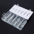 thumbnail image 4 of Dioche Pin Clip, 110pcs R-Type en Acier Inoxydable Galvanisé Vague Goupille Pin Outils à Main Accessoire, R Clip, 4 of 8