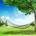 thumbnail image 3 of ENFOURCLASS Outdoor Camping Hammock (Single/Double, Mesh Nylon with Net & Tree Straps) - Portable Swing for Camping, Hiking, Travel, 3 of 29