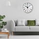 thumbnail image 2 of 2.8Inch/70mm Clock Insert Round Quartz Movement Clock White Face Silver Tone Bezel Roman Numeral Fit 63mm Diameter Hole, 2 of 4