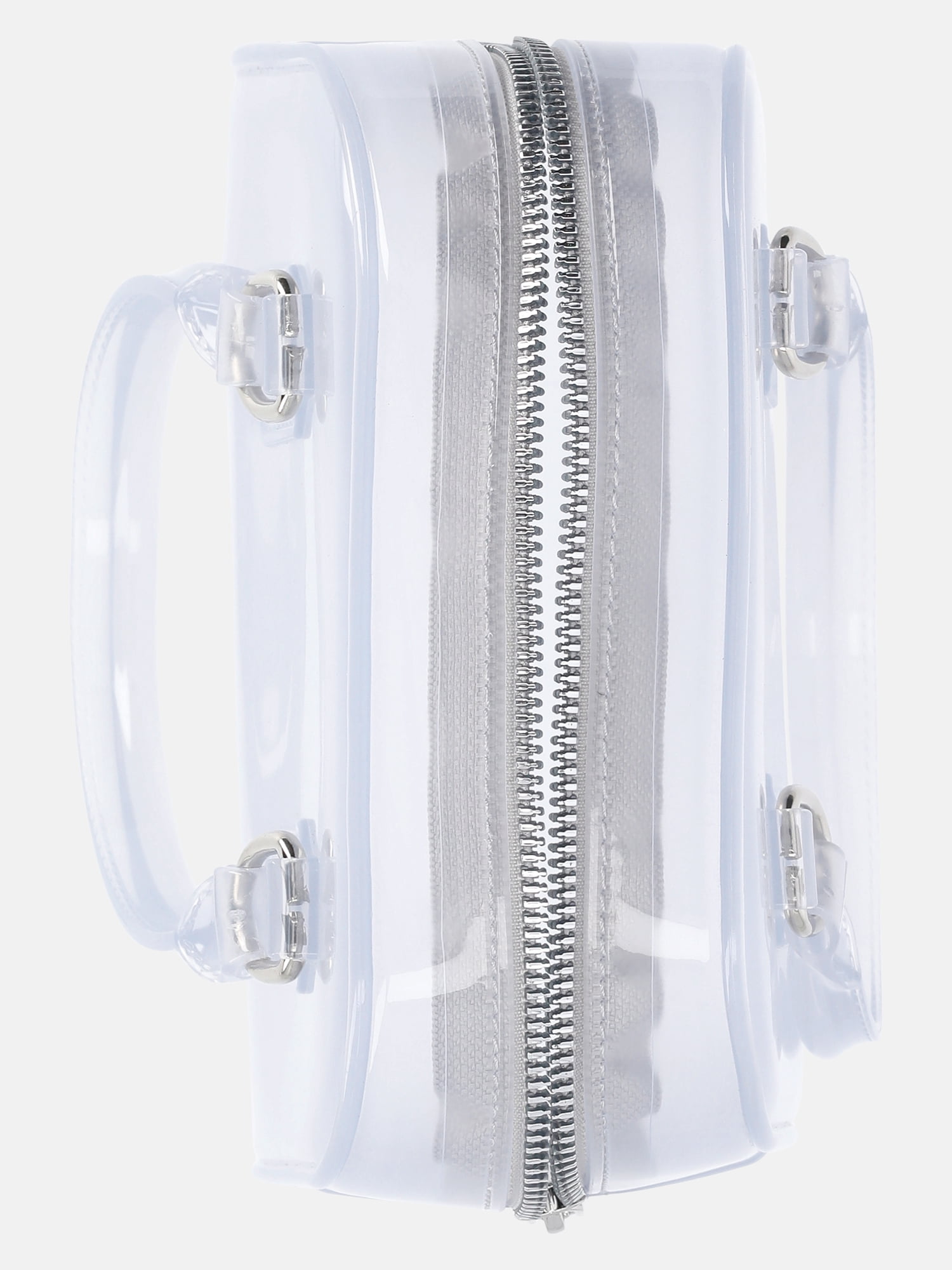 No Boundaries Women's Jelly Top Handle Mini Bag, Clear
