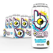 Bang Rainbow Unicorn Energy Drink, 16 oz, 12 Pack Cans