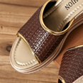 thumbnail image 6 of Viluyesy Womens Slippers Casual Fashion Open Toe Non-Slip Womens Footwear Brown Size 36, 6 of 10
