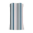 thumbnail image 4 of Tank Tops for Women Sleeveless Square Collar Stripe Print Casual Loose T-shirt Blue XXL, 4 of 5