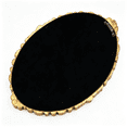 thumbnail image 6 of XIBUFE Oval Smallest Wall Mirror Resin Frame Size：12 X 8.3 " Mirror Vintage Hanging Mirrors for Bedroom Living-Room Dresser Decor Small Mirror for Wall Gold, 6 of 6