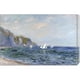 Claude Monet &apos;Cliffs et Voiliers à Pourville&apos; Toile Tendue – image 1 sur 1