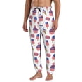 thumbnail image 4 of Sweatpants for Men - Stars and Stripes Ice Cream Print Adjustable Elastic Band Mens Joggers With Pockets, Athletic Workout Gym Casual Track Pants for Men, 4 of 7