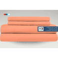 thumbnail image 3 of Sábanas King Size Lisas We2 Dream 100% Algodón Color Salmón Atardecer 4 Piezas, 3 of 10
