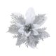 thumbnail image 1 of Decoración navideña para árbol de Papá Noel, flor de Pascua personalizada, tallo de flores artificiales, selecciones florales de Navidad, 1 of 4