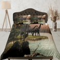 thumbnail image 1 of Diplodocus dinosaurio en la ropa de cama de la isla, funda nórdica para adultos, ropa de cama dormitorio, adolescente, 1 of 4