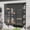 Black, variant on Large Catio Window Box, Outdoor Cats Window Perch Enclosure for Indoor Cats with 4 Jump Platforms & 4 Doors, Kitten Patio House Connected with Tunnels, Weather Use (Black)