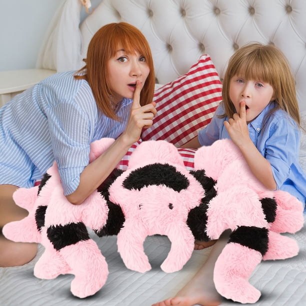Giant 45 Inch Pink Spider Plush - Soft Large Stuffed Animal for