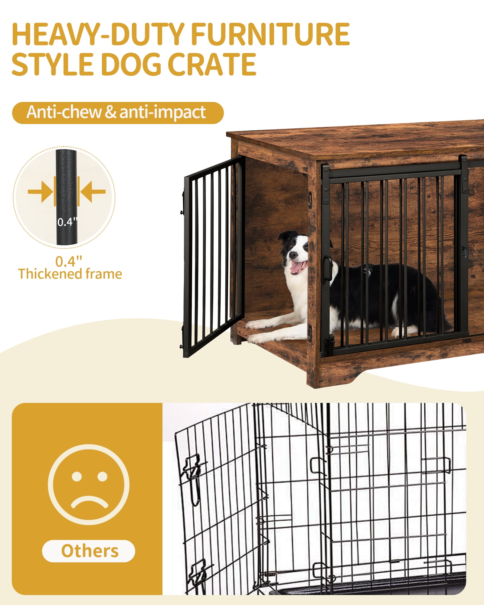 Amazon Pets At Home Xl Crate Hzuaneri Furniture Style Dog Crate