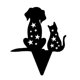 thumbnail image 1 of Silueta De Animales De Estaca De Gato De Jardín Para Decoración De Césped De Jardín seitruly HA045095-01, 1 of 6