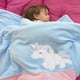 thumbnail image 4 of Cobertor Bordado Viajero Unicornio, 4 of 5