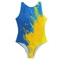 thumbnail image 4 of QHFBli Women's One-Piece Swimsuit Bathing Suit Printed Bikini Jumpsuit, 4 of 7