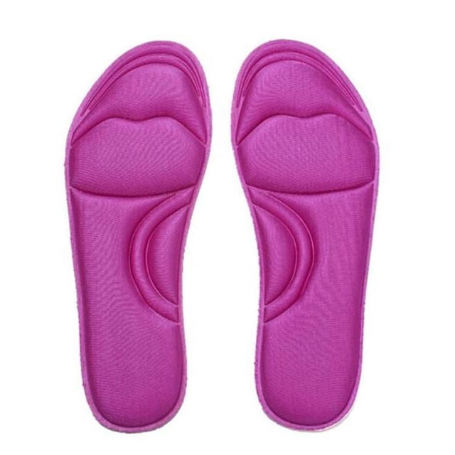 Plantillas transpirables y absorbentes con memoria de forma lenta para zapatos de mujer, talla 35-38 (color aleatorio).