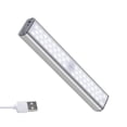 thumbnail image 2 of Inteprter Luces debajo del gabinete Barra LED 680lm Sensor de movimiento Armario Lámparas USB Tubo Cuerpo humano Inducción 180 ° Dormitorio Iluminación Type2 NO2 Inteprter HA011863-01B, 2 of 6