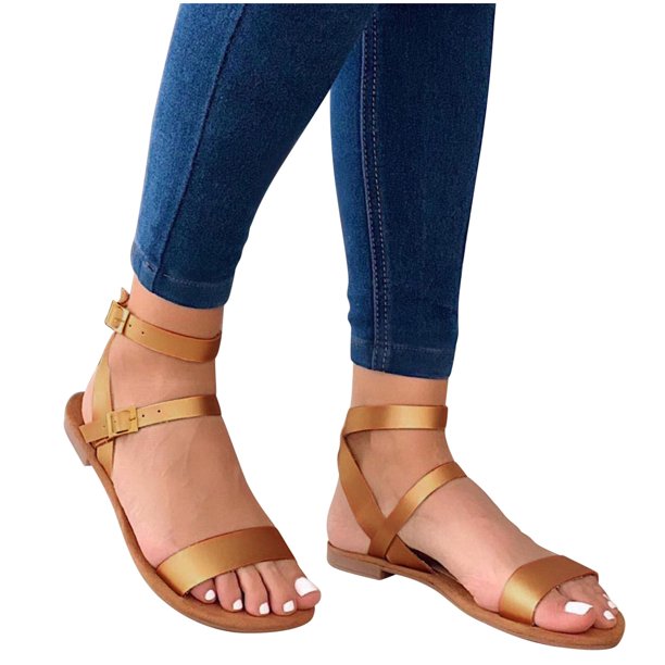 Sandalias de verano para mujer Calzado casual Sandalias de chanclas casuales de color sólido para mujer Wmkox8yii nm4956