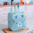thumbnail image 4 of Lunch Bag 2 Cloth Cartoon Insulated Portable Lunch Bag For Work School Picnics and Children, 4 of 7