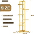 Plant Stand Bamboo Plant Stands for Indoor Plants 6 Tier 7 Potted Tall