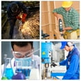 thumbnail image 4 of TOP-MAX Safety Glasses PC Glasses HD Lenses Eye Protection for Women Man Laboratory Drilling Indoor and Outdoor (1PCS, Yellow), 4 of 7