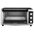 thumbnail image 1 of Black-Decker Stainless Steel 8-Slice Extra Wide Toaster Oven, Black, 1 of 1