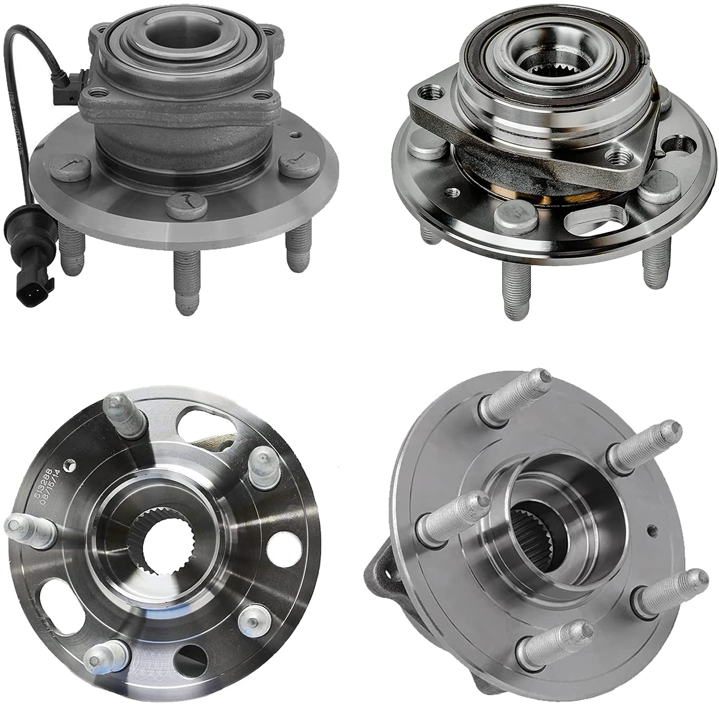 Buy Detroit Axle Front Rear Wheel Hub Bearing Assemblies Replacement