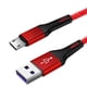 thumbnail image 1 of Methold Cable de teléfono Cable USB de nailon Reemplazo de línea de datos de carga rápida para Android Micro USB, rojo, 1 m Type3 NO3, 1 of 6