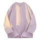 thumbnail image 2 of pstuiky camisas de manga larga para hombre, Blusas/camisas casuales de moda para hombre, de color liso, de manga larga, cuello redondo y cremallera camisetas de hombre l, 2 of 4