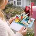 thumbnail image 4 of Butterfly in Love Garden 3D Pop Up Greeting Card For Everyday, Birthday, Thank You, Thinking of You, Mother's Day, Valentine, All Occasion, 5" x 7" Includes Envelope and Note, 4 of 11