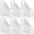thumbnail image 1 of FUYGRCJ 6Pcs Magazine File Holder Durable Vertical File Holder Large Capacity Cardboard Magazine Holder Plastic Magazine Rack Multifunctional Magazine Storage Box for Home Office School Desktop, 1 of 8