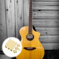 thumbnail image 1 of KAKOWELY 7pcs Durable Electric Guitar Pickup Covers Humbucker Protectors For Enhanced Performance Golden, 1 of 7