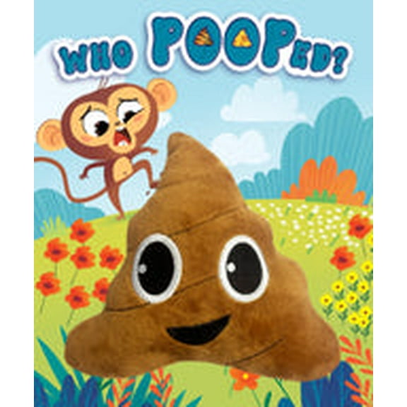 Who Pooped? - Book with Attached Plush