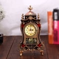 thumbnail image 4 of Vintage Table Analog Display Clock with Songs Wall Mountable Home Decor, 4 of 8