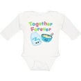 thumbnail image 3 of Inktastic Together Forever- Milk and Cereal Boys or Girls Long Sleeve Baby Bodysuit, 3 of 5
