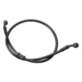 thumbnail image 5 of 80cm 31.50" 10mm Motorcycle ATV Braided Brake Clutch Gas Oil Hoses Line Pipe Clutch Throttle Gas Line Fuel Pipe Black, 5 of 6