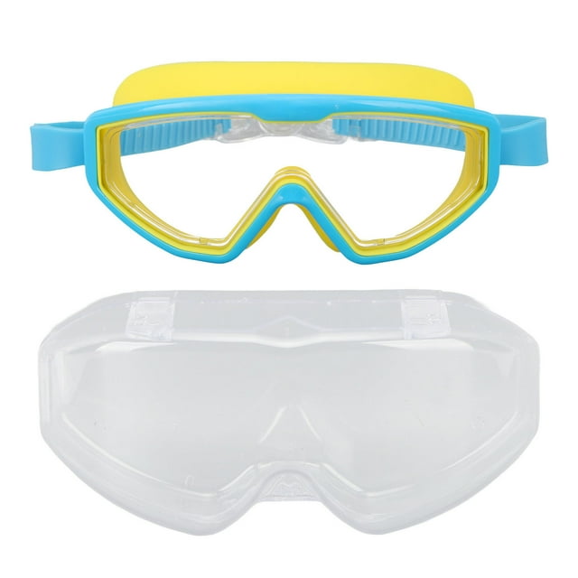 Gafas de natación para niños al aire libre, HD, antivaho, impermeables, para buceo, para niñas y niños, color amarillo