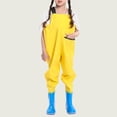 thumbnail image 3 of Agkizg Kids Chest Waders Waterproof Fishings Bib Overalls with Boots for Boys Girls, Crabbing Clamming Hunting Wading Gear, Sizes 4-5 Years, 3 of 6